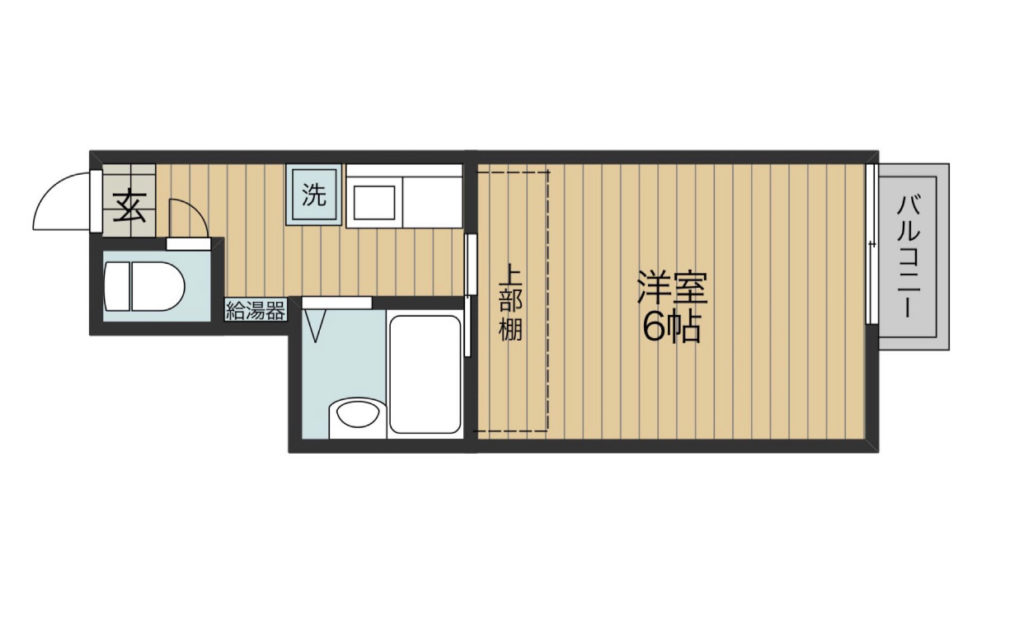 大福マンション2　福山市霞町賃貸