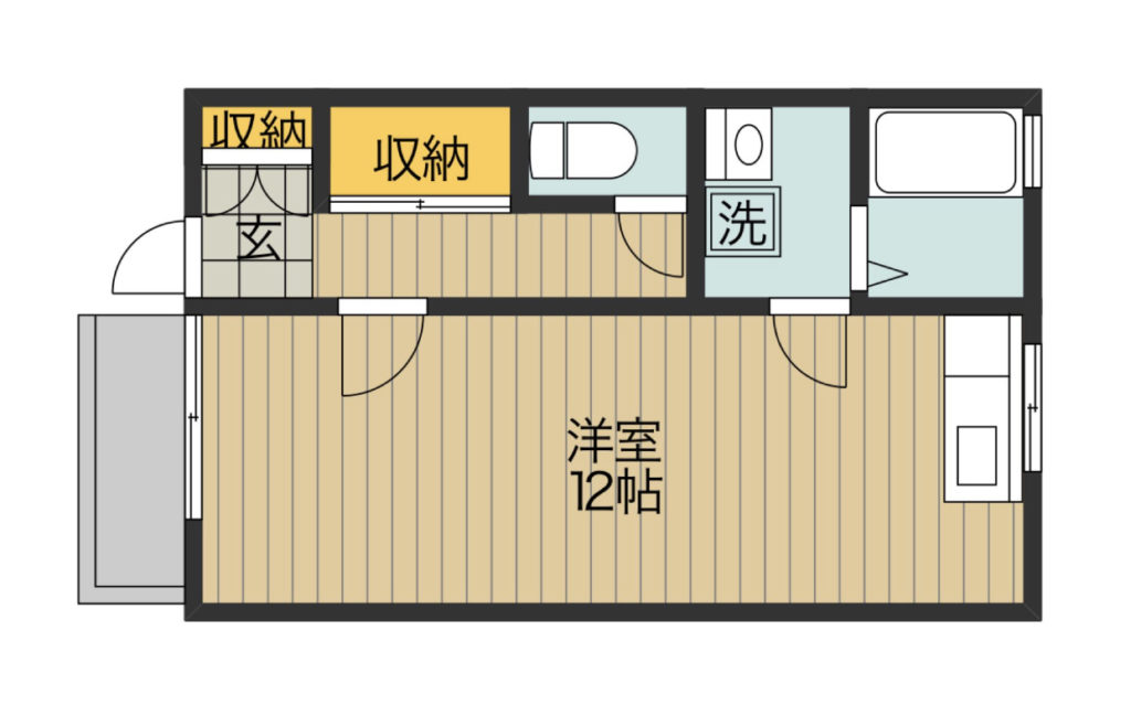 コーポ小川　福山市南手城町賃貸