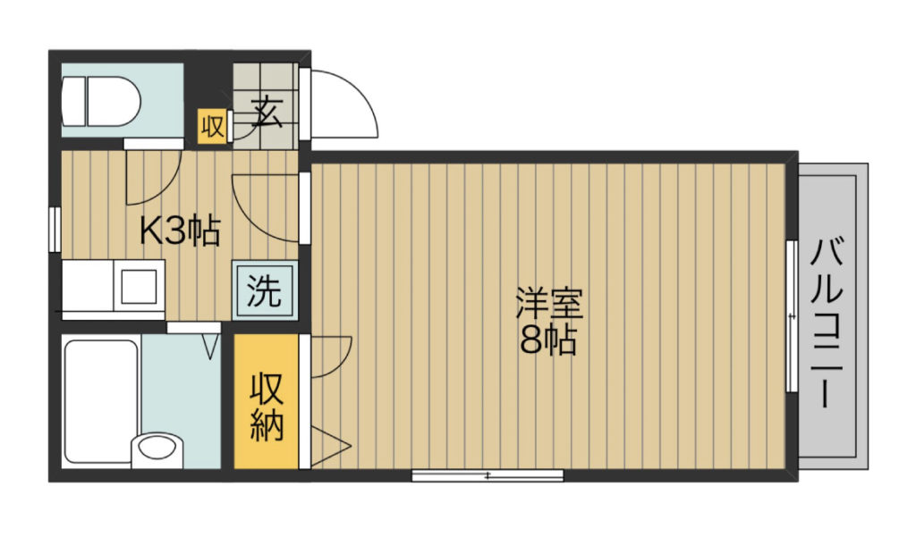 ポートヴィラキタヤマ　福山市港町賃貸