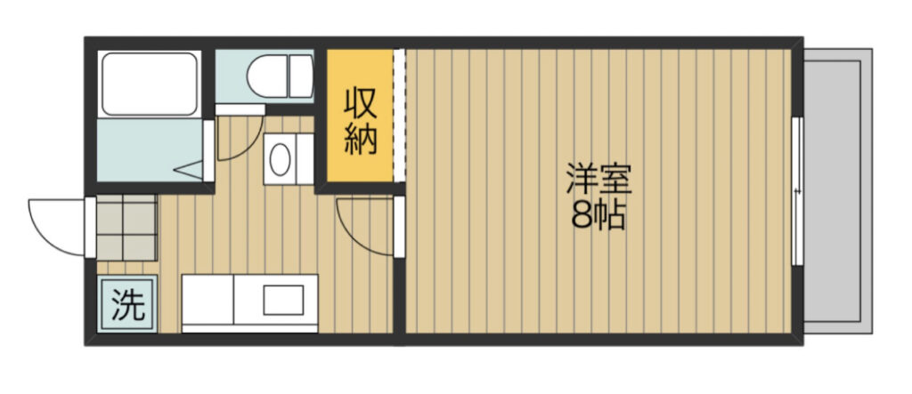 福山市御幸町上岩成賃貸　福山市御幸町上岩成三恵マンションA