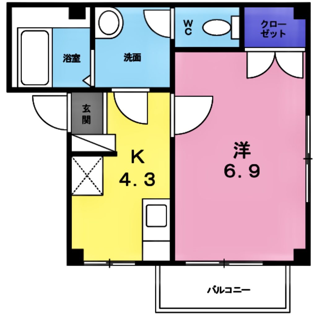 福山市多治米町賃貸 福山市多治米町アムールf