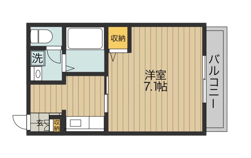 福山市東町maison de QuatreⅢ　穴吹調理製菓専門学校不動産の岩原　穴吹調理製菓専門学校一人暮らし