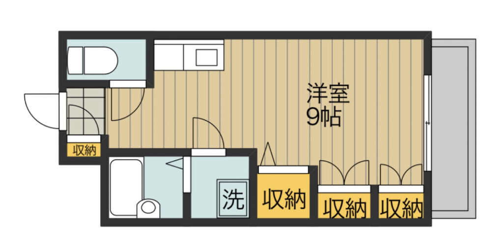 福山市霞町サンライズ霞 穴吹ビジネス専門学校賃貸