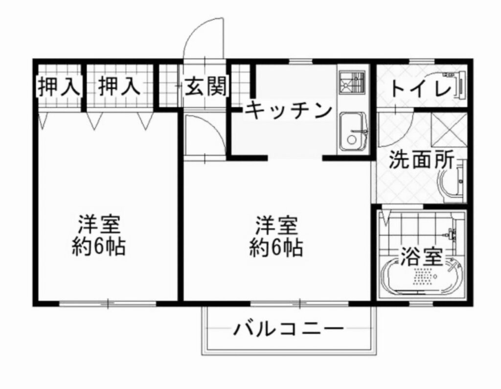 福山市東川口町サンライズコーポ 福山市立大学賃貸 福山市立大学不動産の岩原