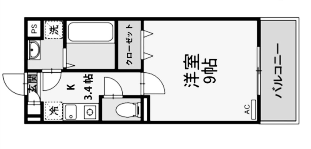 福山市南手城町モデルノ 福山市立大学不動産の岩原 福山市立大学部屋探し