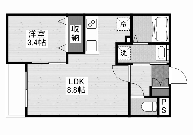 福山市多治米町月光多治米　福山市立大学不動産の岩原　福山市立大学部屋探し