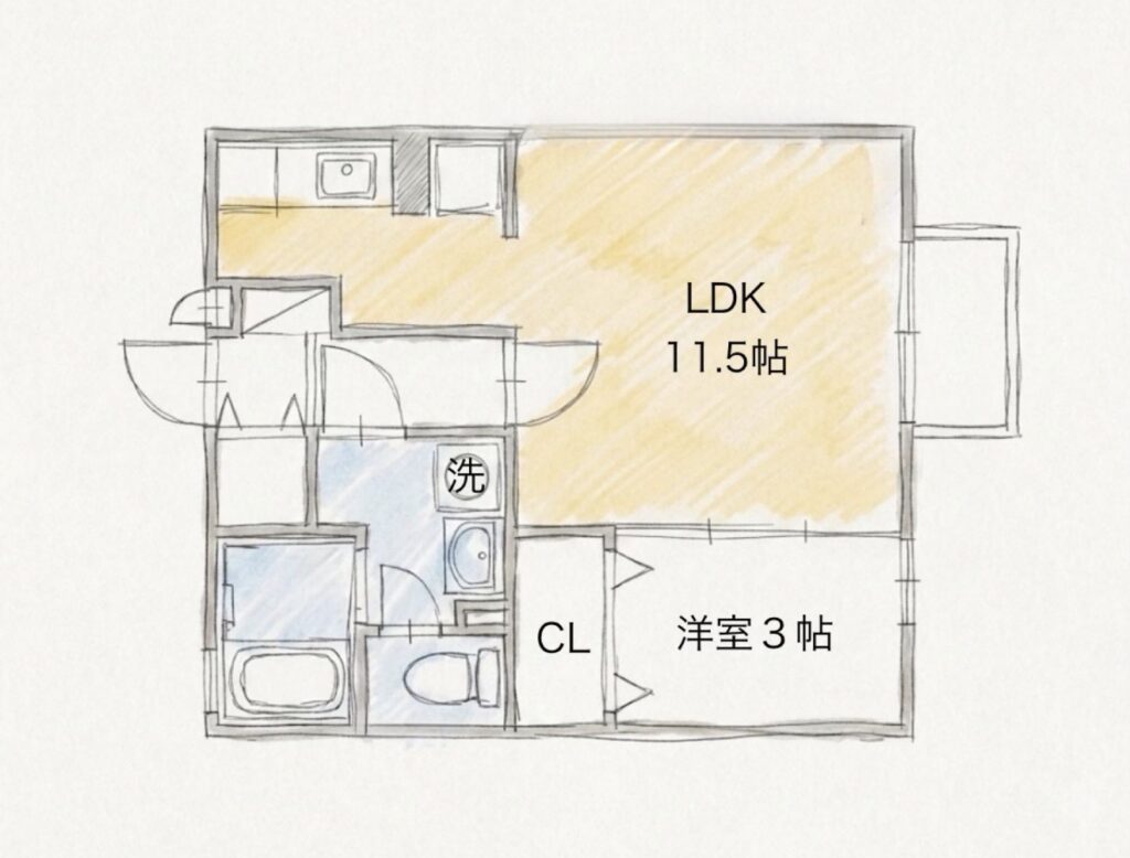 福山市三吉町ルミエール　福山市立大学賃貸　福山市立大学不動産の岩原
